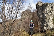 Anello Filaressa-Costone-Corna Bianca dal Monte di Nese via Salmezza il 19 marzo 2019 - FOTOGALLERY